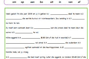 Afrikaans Past Exam Papers And Memos Grade 7