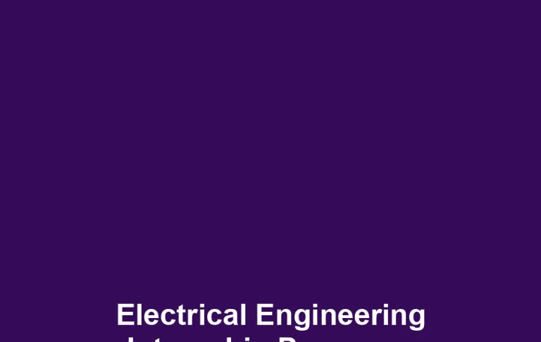 Electrical Engineering Internship Programs